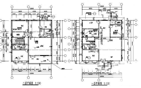 最近流行的2层小别墅建筑CAD图纸 - 4