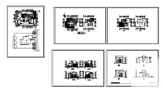 高档小区楼建筑CAD图纸 - 4