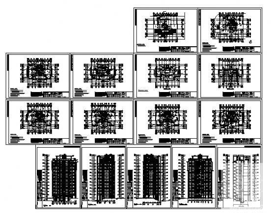 12层住宅楼建筑设计CAD图纸 - 2