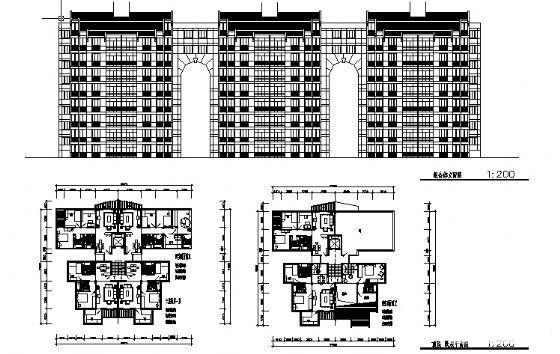 外环路沙河区修建性规划住宅楼建筑CAD图纸 - 3