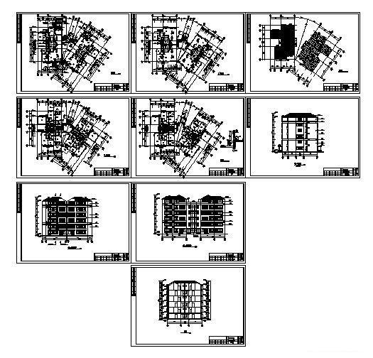 6层复式公寓建筑CAD图纸 - 4