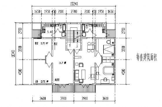 修建性规划住宅楼建筑CAD图纸 - 2