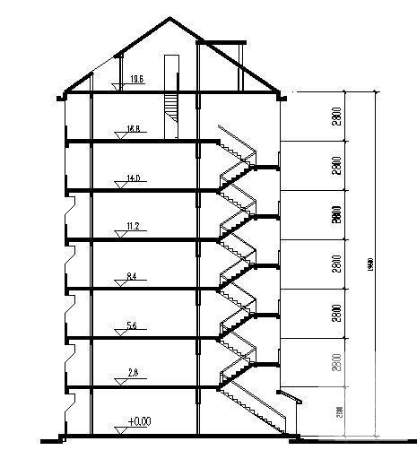 修建性规划住宅楼建筑CAD图纸 - 3