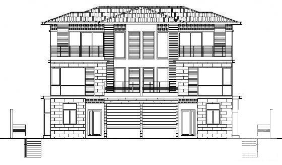 丹堤A区9、10、20号楼建筑施工CAD图纸 - 2