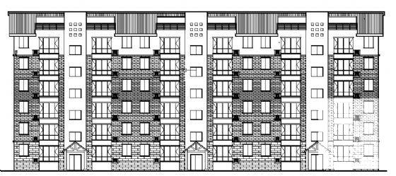 御营山景6层8#楼建筑结构CAD施工图纸（框架剪力墙结构） - 2