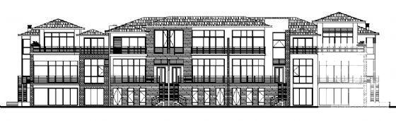 丹堤A区1号楼建筑CAD施工图纸 - 1