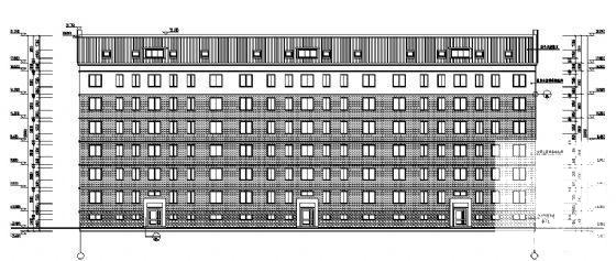 7层住宅楼建筑施工CAD图纸（框剪结构） - 3