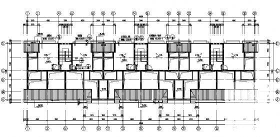 6层御营山景住宅楼楼建筑结构CAD施工图纸 - 2