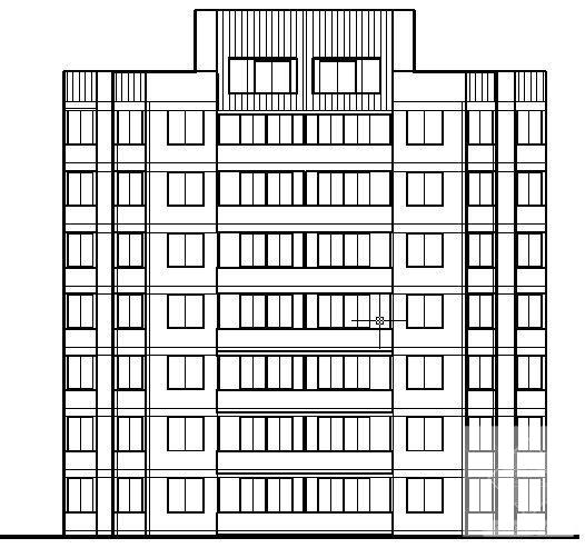 小型外环路沙河区修建性规划住宅楼建筑CAD图纸 - 2