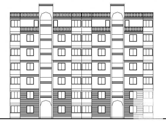 外环路沙河区修建性规划住宅楼方案设计CAD图纸 - 2