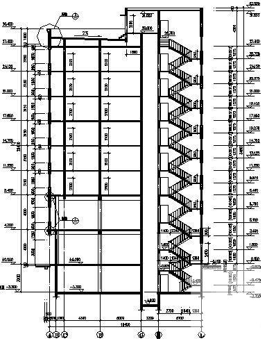 9层商住楼建筑方案设计CAD图纸 - 1
