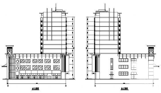 11层框架结构商业公寓楼建筑方案设计CAD图纸 - 4