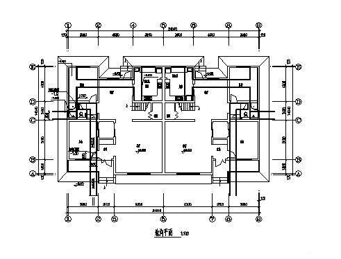 精美简单的2层别墅建筑施工CAD图纸 - 4