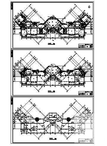 2层框架别墅建筑建筑施工CAD图纸 - 4