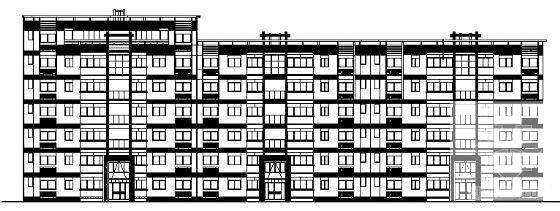 精美小型的6层住宅楼建筑CAD图纸 - 4