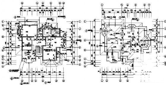 小区3层独立别墅建筑CAD施工图纸 - 3