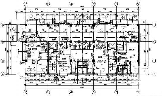 框剪结构11层住宅楼建筑施工CAD图纸 - 4