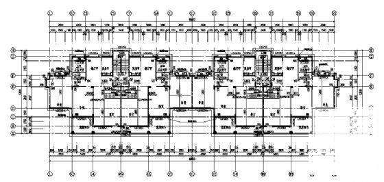 长江国际花园13、18号6层住宅楼建筑施工CAD图纸（剪力墙结构） - 2