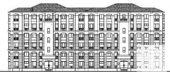 长江国际花园13、18号6层住宅楼建筑施工CAD图纸（剪力墙结构） - 3