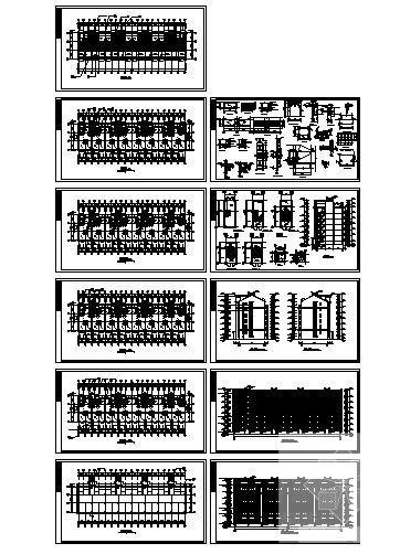 住宅小区——6层住宅楼单体建筑方案设计CAD施工图纸 - 2