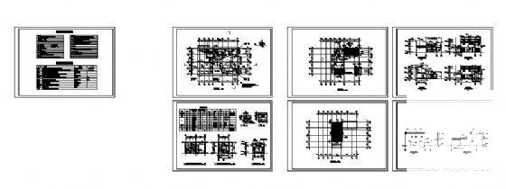 村镇2层小住宅楼建筑方案设计CAD图纸 - 3