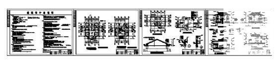 2层别墅建筑方案设计CAD图纸 - 2