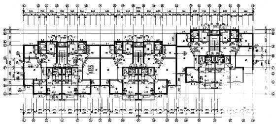 5层住宅楼建筑施工CAD图纸（框剪结构） - 3