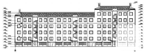 5层住宅楼建筑施工CAD图纸（框剪结构） - 4