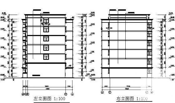 6层住宅楼建筑CAD施工图纸 - 4