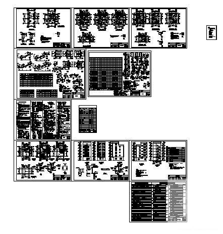 6层出租房建筑结构CAD施工图纸 - 1