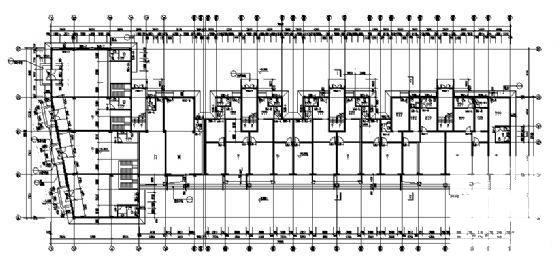 6层砖混结构底商住宅楼建筑CAD施工图纸 - 1