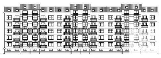 砖混结构5层住宅楼建筑方案设计CAD图纸 - 3