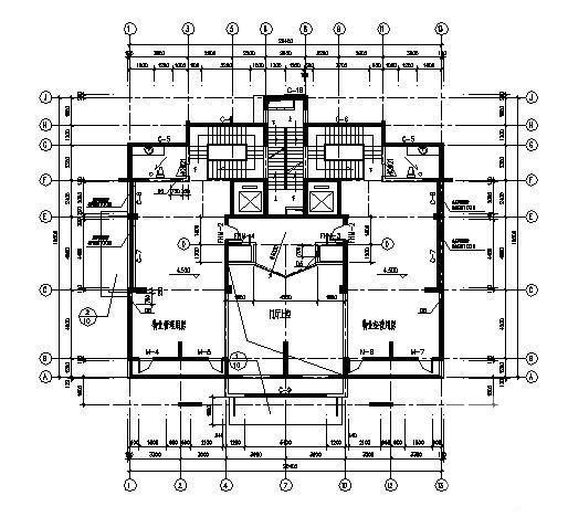 21层住宅楼建筑方案设计CAD图纸（框剪结构） - 2
