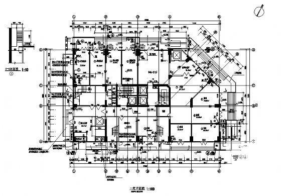 26层住宅楼建筑CAD施工图纸 - 3