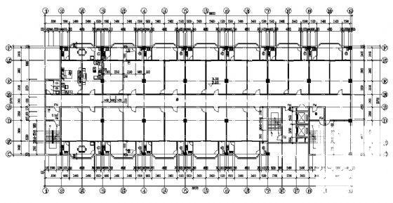 中学13层学生公寓楼建筑方案设计CAD图纸 - 1