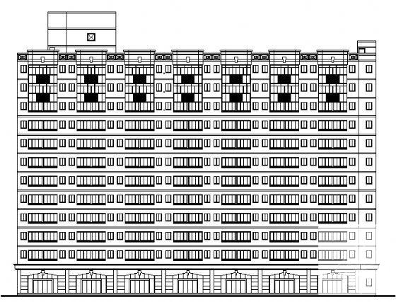 中学13层学生公寓楼建筑方案设计CAD图纸 - 2