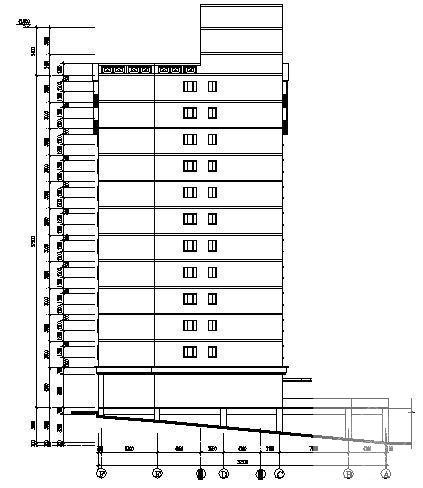 中学13层学生公寓楼建筑方案设计CAD图纸 - 4