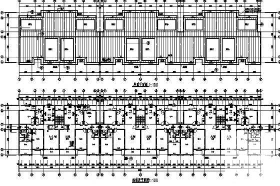 湖宾苑6层住宅楼建筑CAD施工图纸 - 3