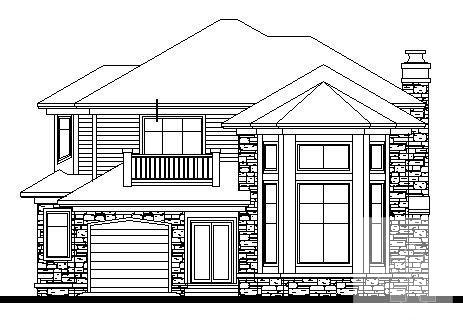 2层独栋别墅方案设计CAD图纸 - 2