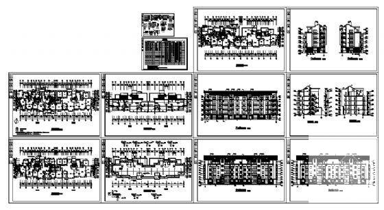 5层住宅楼建筑方案设计CAD图纸 - 2