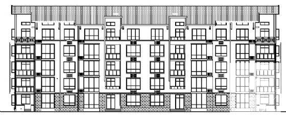 5层住宅楼建筑方案设计CAD图纸 - 4