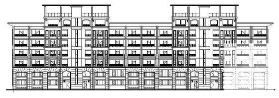 长江国际花园青春公寓60号楼建筑施工CAD图纸 - 1