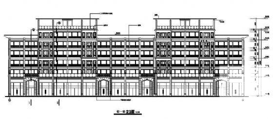 长江国际花园青春公寓60号楼建筑施工CAD图纸 - 4