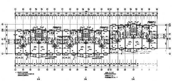 南方小区6层住宅楼建筑方案设计CAD图纸 - 4