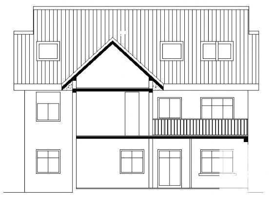 小区2层别墅建筑CAD施工图纸 - 2