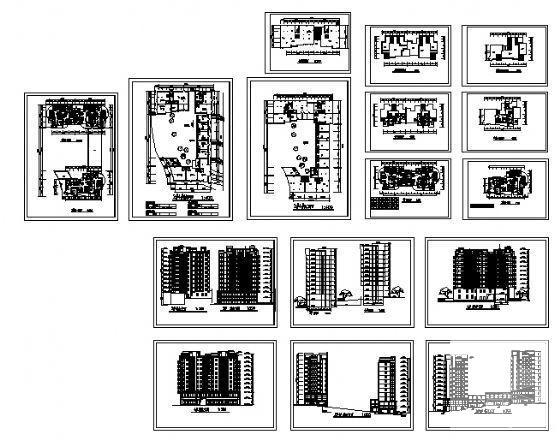 航运新村4号住宅楼建筑CAD图纸 - 3
