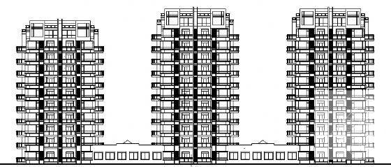 航运新村高层住宅楼建筑CAD图纸 - 2