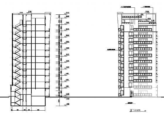 航运新村高层住宅楼建筑CAD图纸 - 3