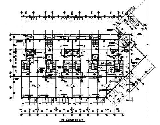 景苑六号楼建筑CAD施工图纸 - 4