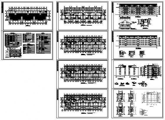 4层医院职工住宅楼建筑CAD图纸 - 3
